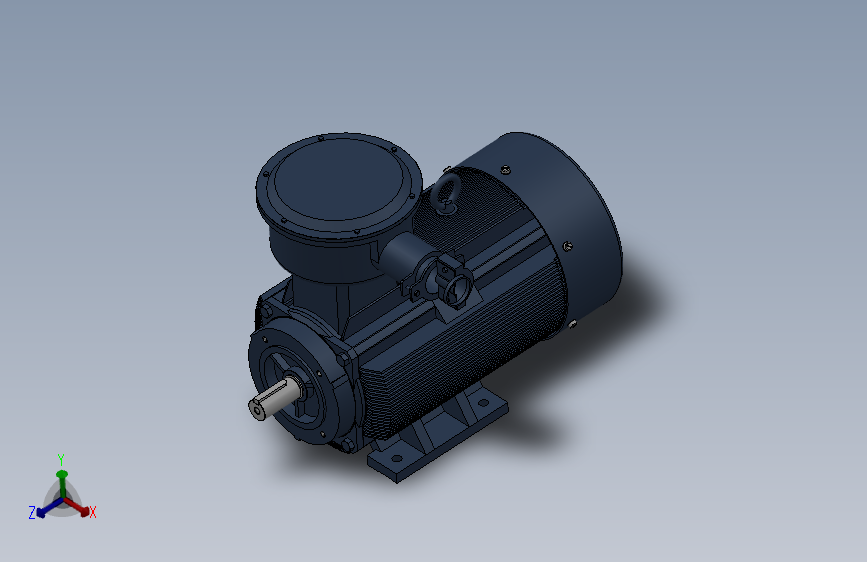 三相异步电动机YB3-112M-(2.4.6.8)-B34安装