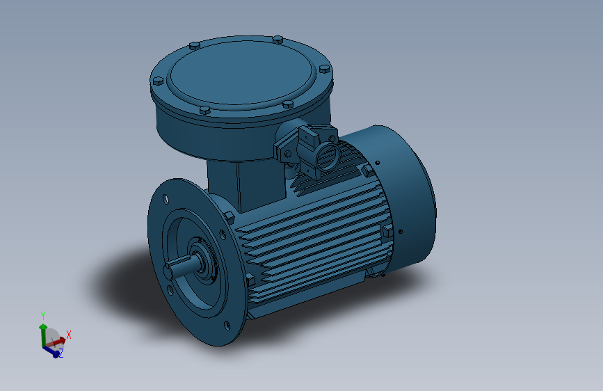 三相异步电动机YBX3-80M-(2.4.6.8)-B5安装