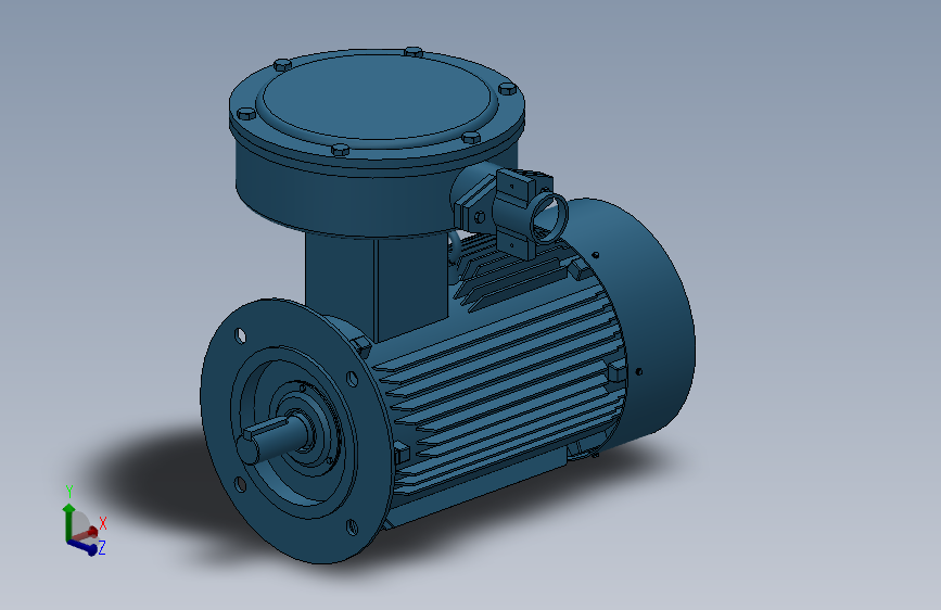 三相异步电动机YBX3-90S-(2.4.6.8)-B5安装
