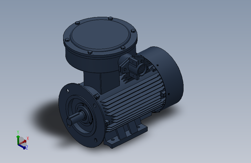 三相异步电动机YBX3-90S-(2.4.6.8)-B35安装