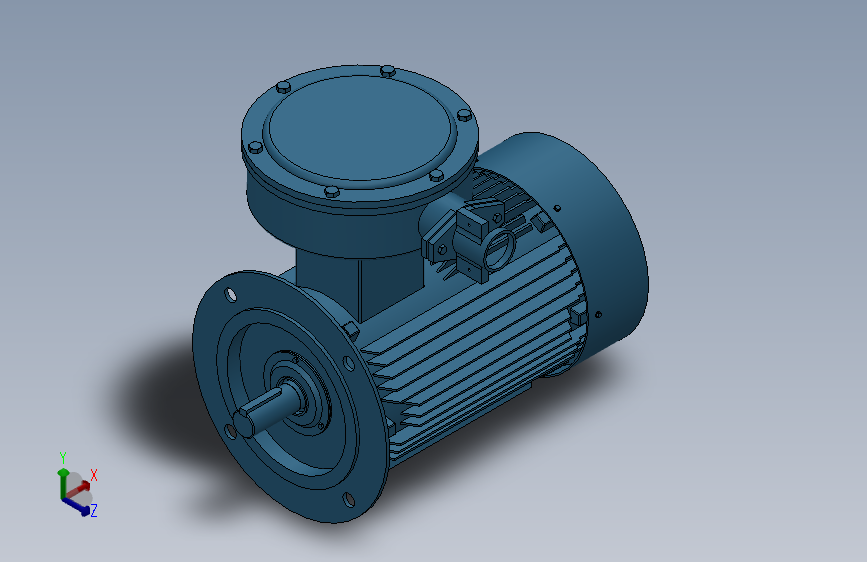 三相异步电动机YBX3-100L-(2.4.6.8)-B5安装