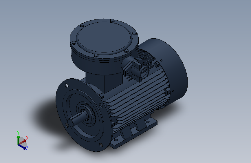 三相异步电动机YBX3-100L-(2.4.6.8)-B35安装