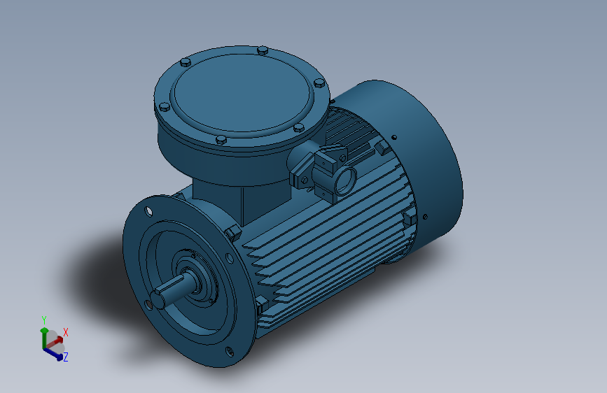三相异步电动机YBX3-112M-(2.4.6.8)-B5安装
