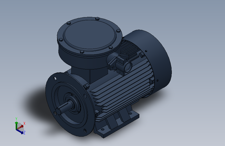三相异步电动机YBX3-112M-(2.4.6.8)-B35安装