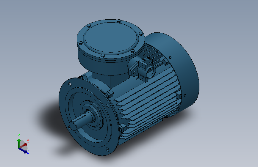 三相异步电动机YBX3-132M-(4.6.8)-B5安装