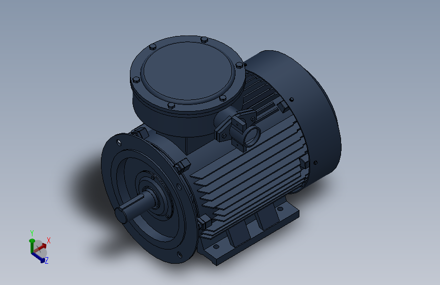 三相异步电动机YBX3-132M-(4.6.8)-B35安装