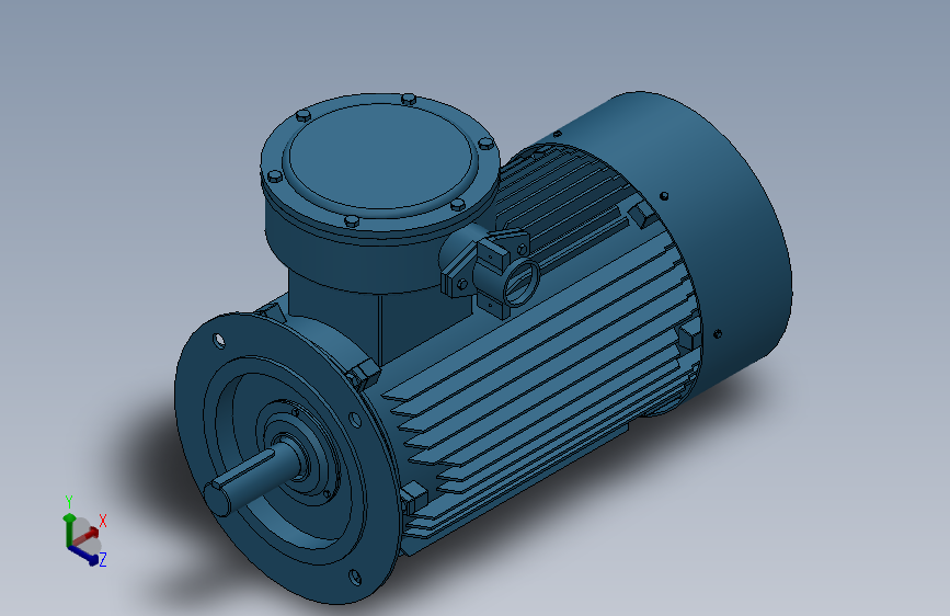三相异步电动机YBX3-160L-(2.4.6.8)-B5安装