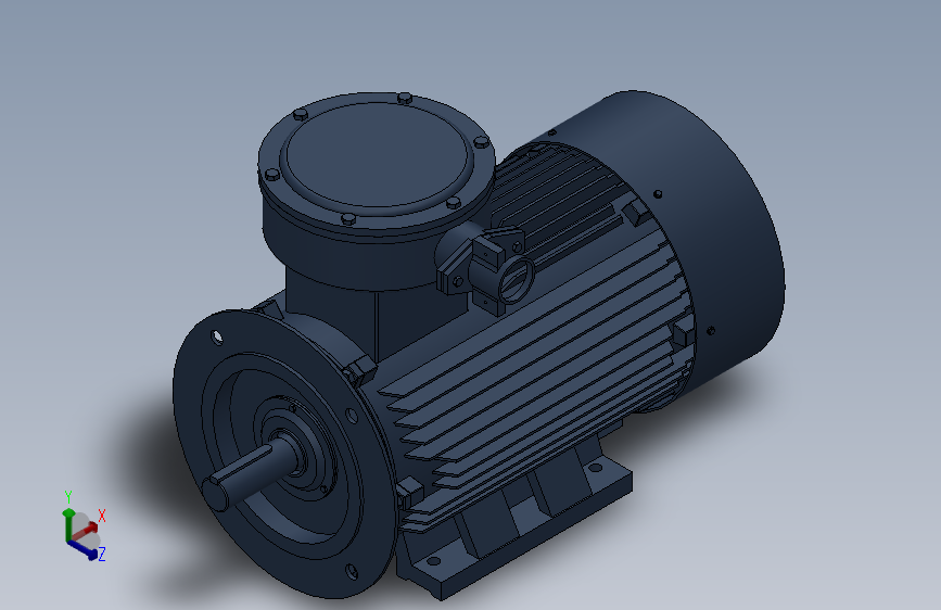 三相异步电动机YBX3-160L-(2.4.6.8)-B35安装