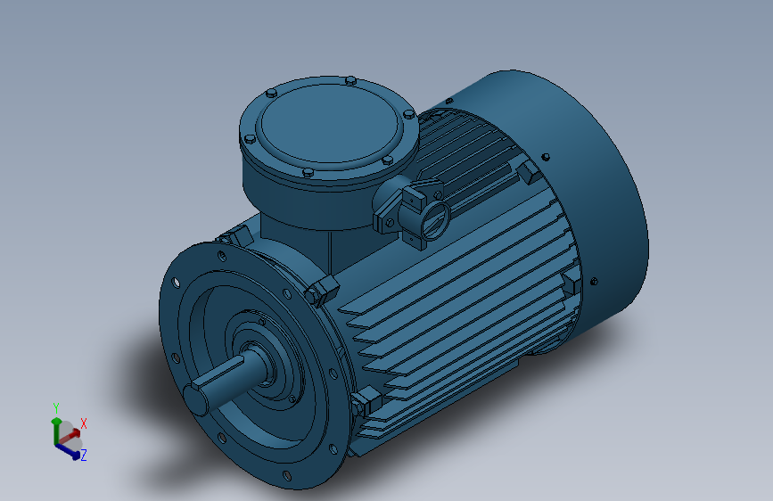 三相异步电动机YBX3-225M-(2.4.6.8)-B5安装