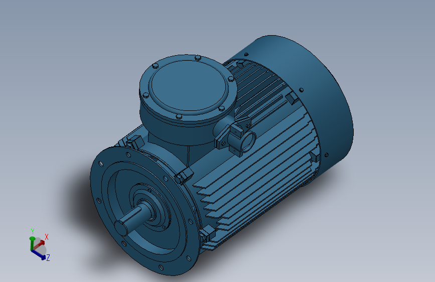 三相异步电动机YBX3-225M-2-B5安装
