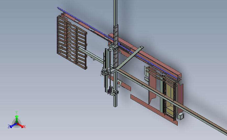 6000x1500x100数控等离子切割机3D数模图纸 x_t格式