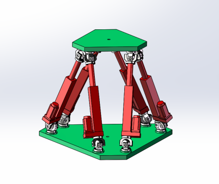 6自由度Stewart平台设计sw2017