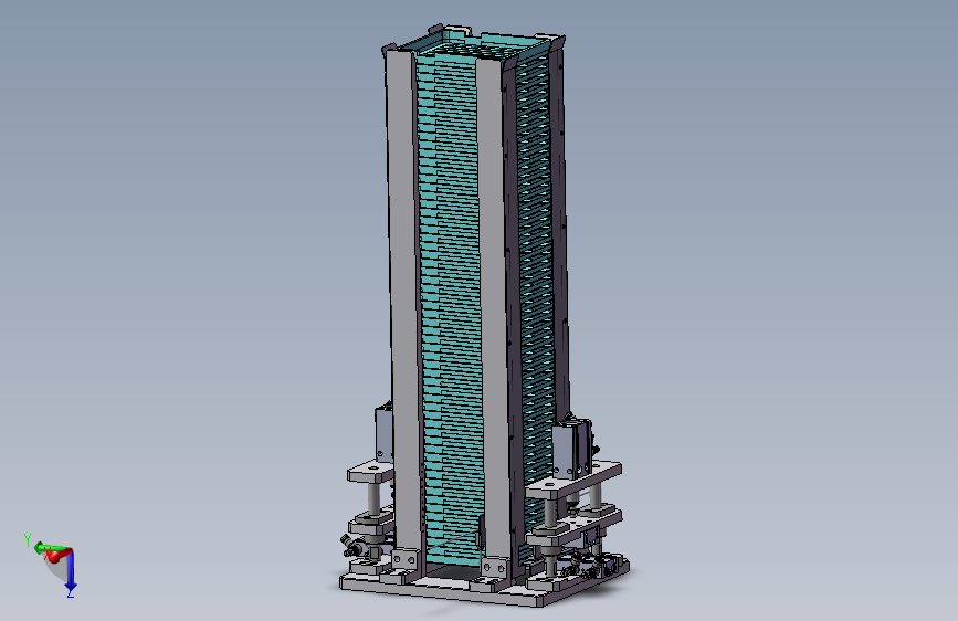 弹夹上料仓机构