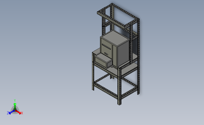 印刷电路板切割机3D模型图纸 STP格式