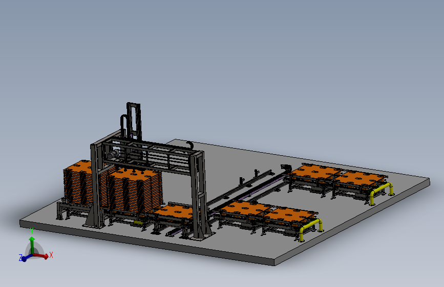 下线码垛输送线