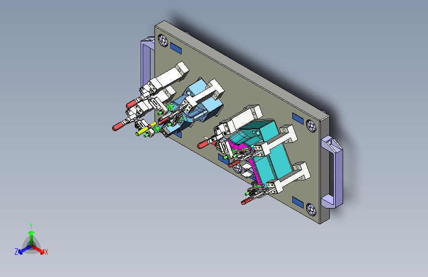 汽车三角臂侧面件检具