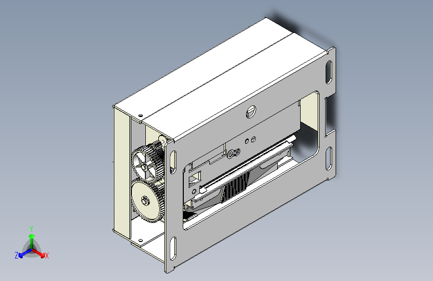 热敏打印机机构