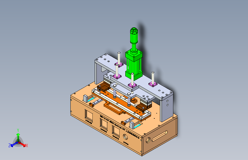 上盖按键热熔治具
