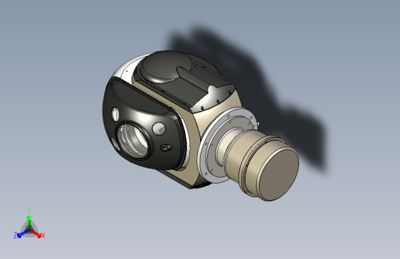 摄像头详细结构三维模型