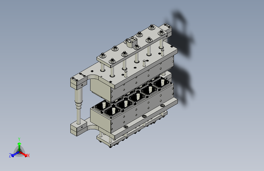 生产塑料杯 500ml热成形模具