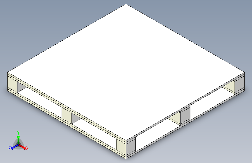 L1100xW1100木质托盘_日标
