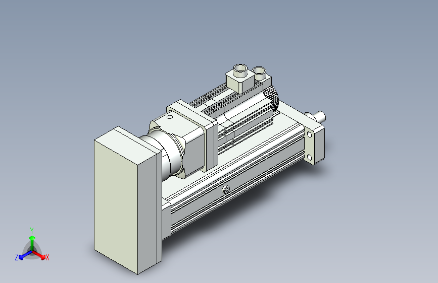 折返式HH75电动缸[HH75-S200-M1-C1]