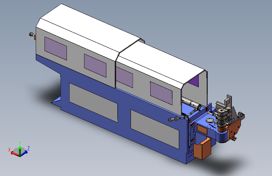 四层模弯管机伺服