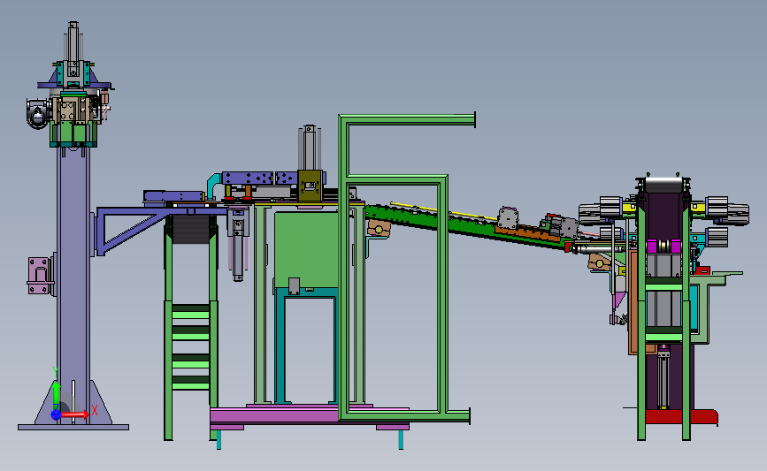 高度自动化灌装生产线三维建模图纸 solidworks设计 附STEP格式