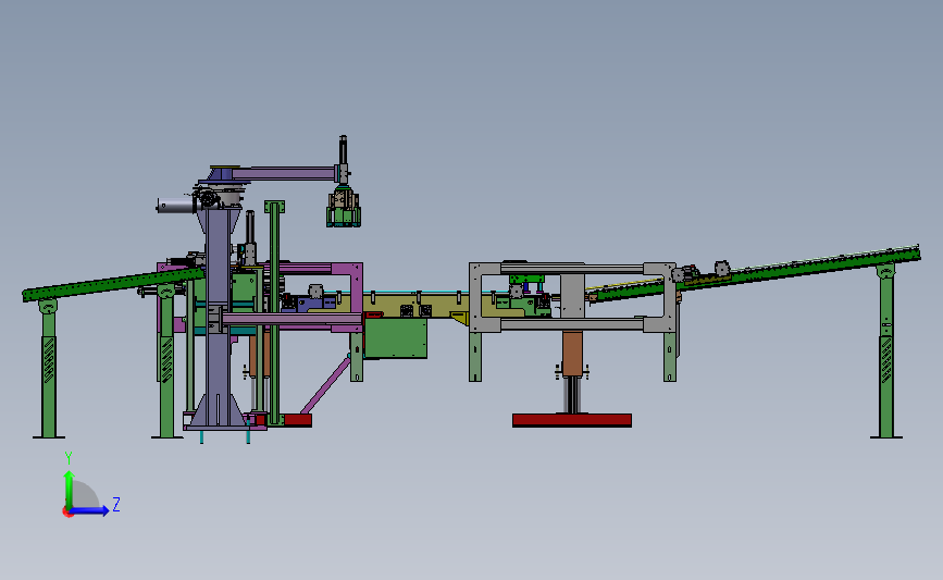 高度自动化灌装生产线三维建模图纸 solidworks设计 附STEP格式