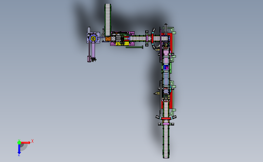 高度自动化灌装生产线三维建模图纸 solidworks设计 附STEP格式