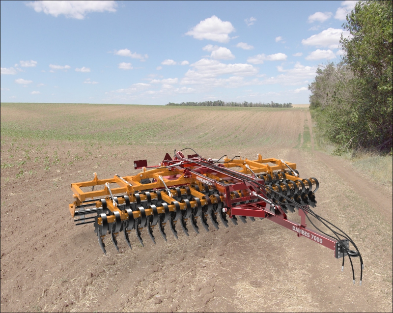 Disc harrow圆盘耙3D数模图纸 STEP格式