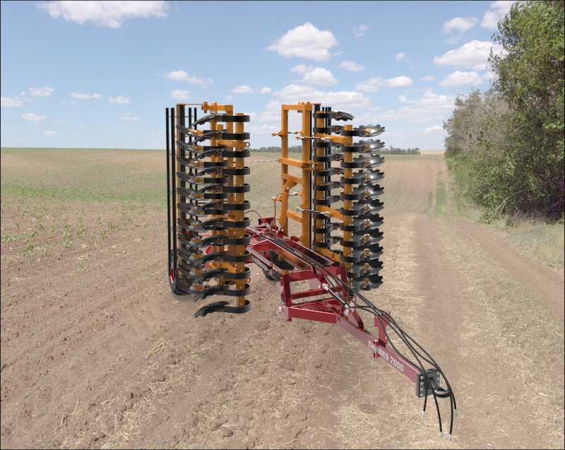 Disc harrow圆盘耙3D数模图纸 STEP格式