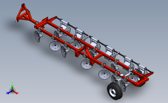 Embalconadora农业作物种植机械3D图纸 Solidworks设计