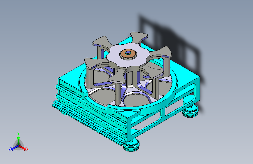 四工位旋转转盘设计