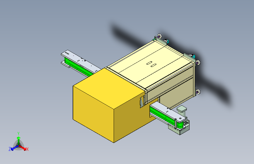 塑料扣板在线自动打胶设备设计
