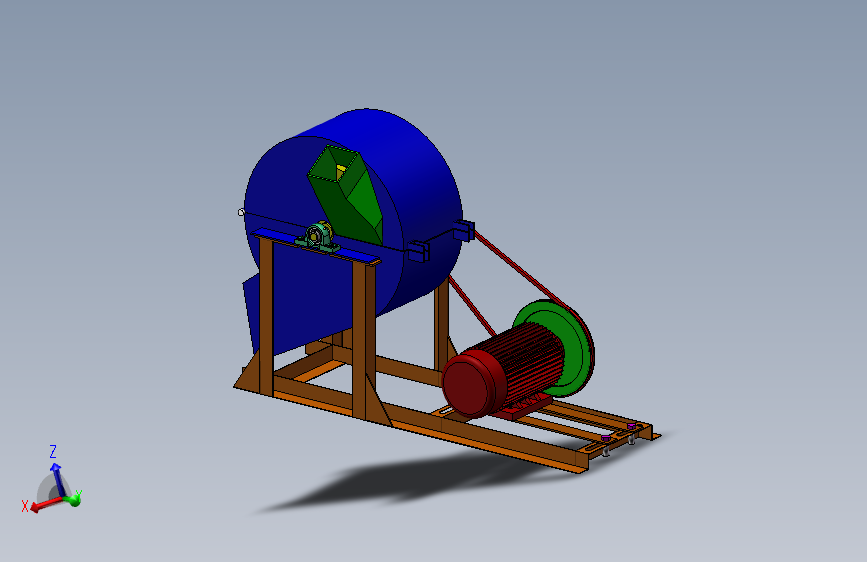 园艺杂枝粉碎机的设计 树枝碎枝机【含三维SW+CAD图纸+说明书】
