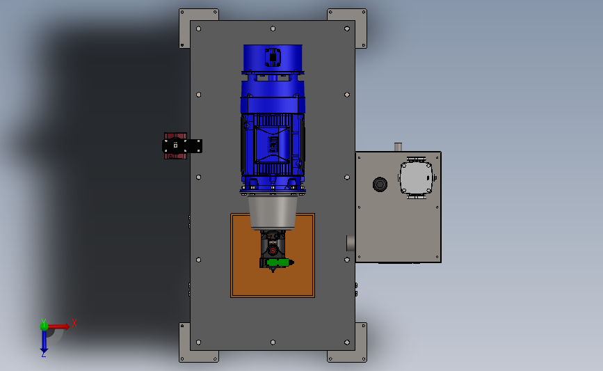 小型液压试验台_SOLIDWORKS 2017_模型图纸下载 – 懒石网