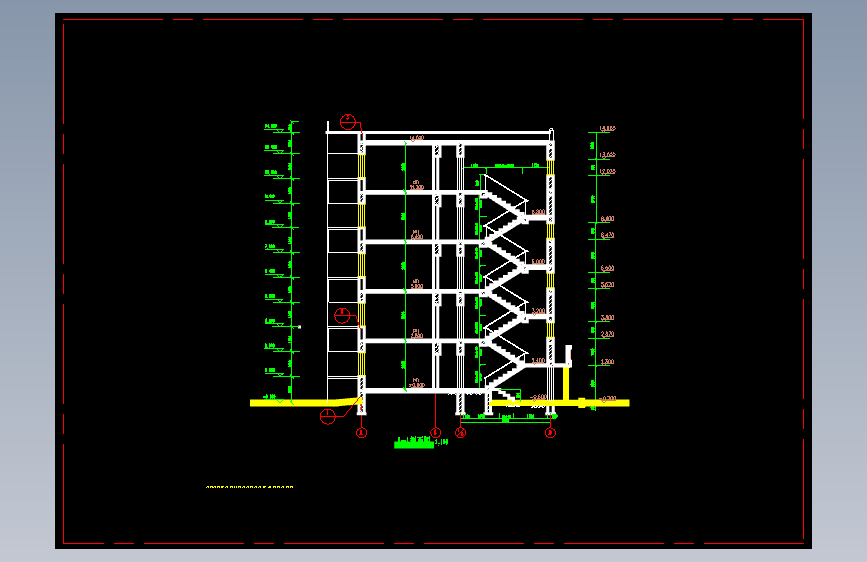 房屋建筑学课程设计--十八班中学教学楼设计（含图纸）
