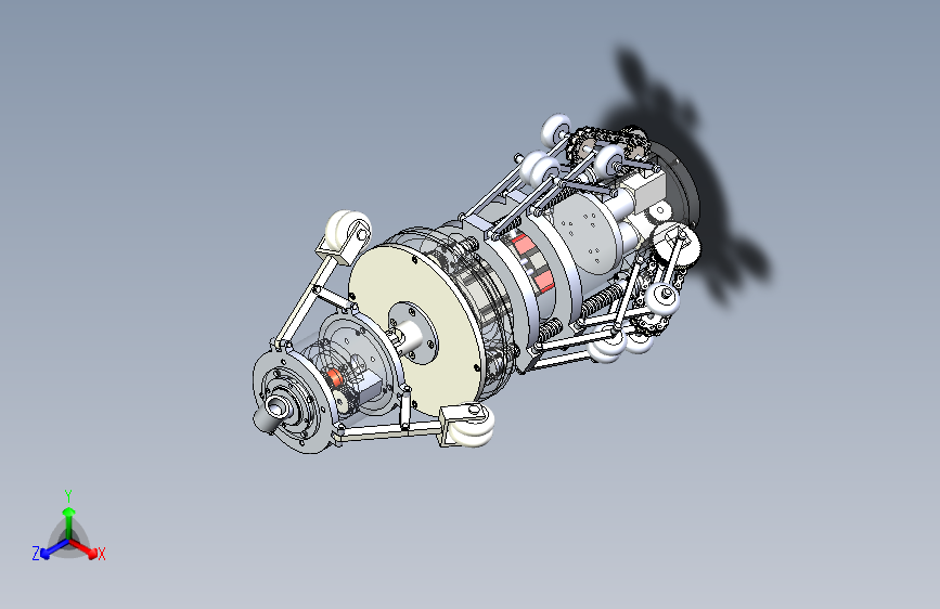 管道检测机器人机械结构设计[含SW三维图]--697993--500