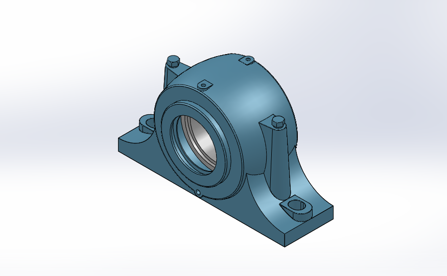 24种标准型立式带座调心轴承模型 580752===wb10