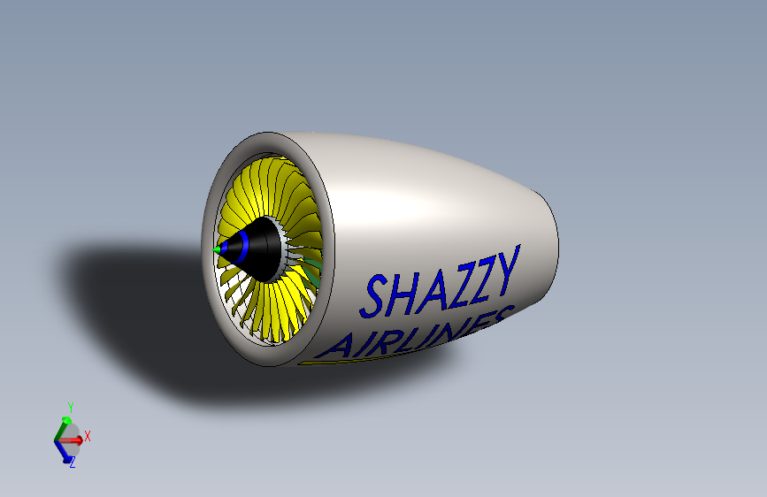 喷气发动机 – 完整组装