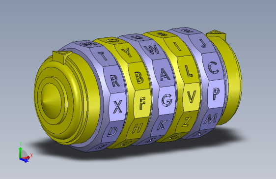 Cryptex达芬奇密码桶 stp