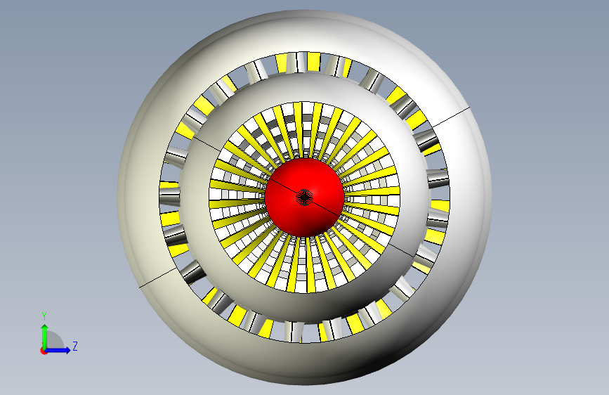 喷气发动机_Catia-V5 左侧视图