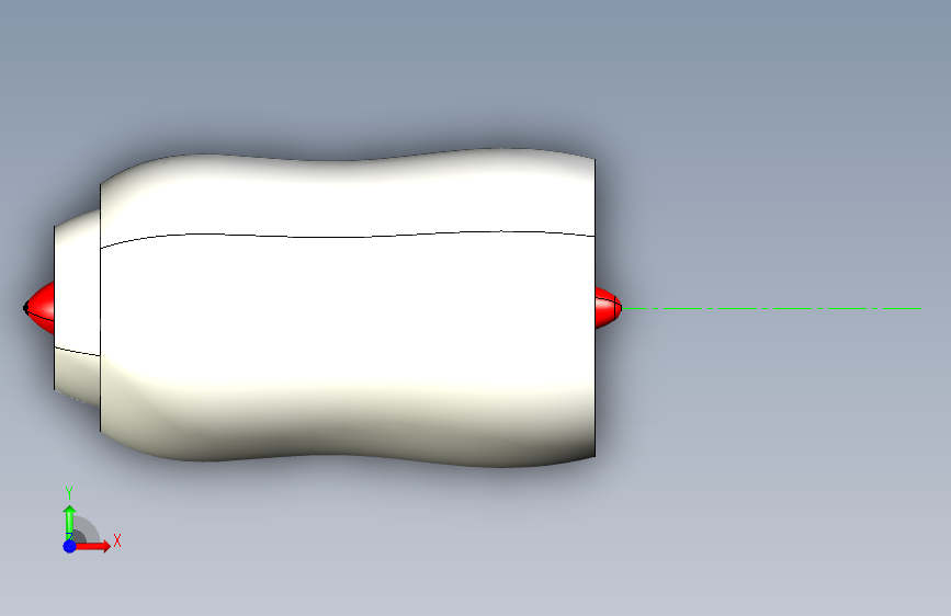 喷气发动机_Catia-V5 正面视图