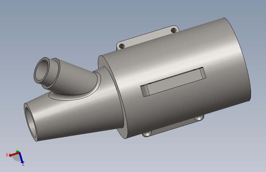 管道喷嘴或排气喷嘴