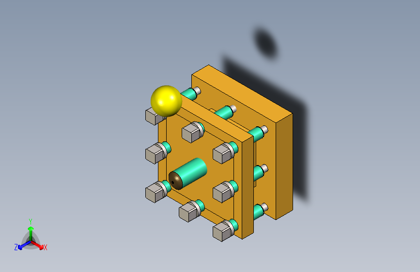 方形刀架实体边缘