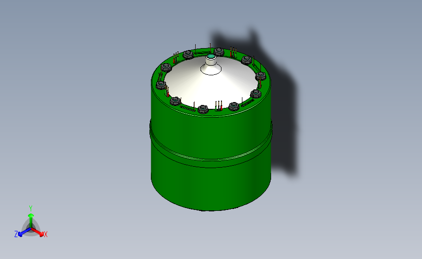 Airbus水泵3D模型图纸 STP IGS格式