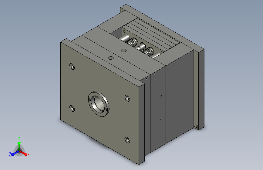 洗衣机倒扣盖子模具设计