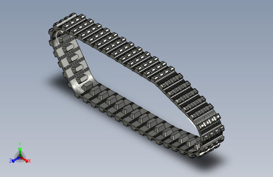 ASV橡胶摩擦履带100x40-43