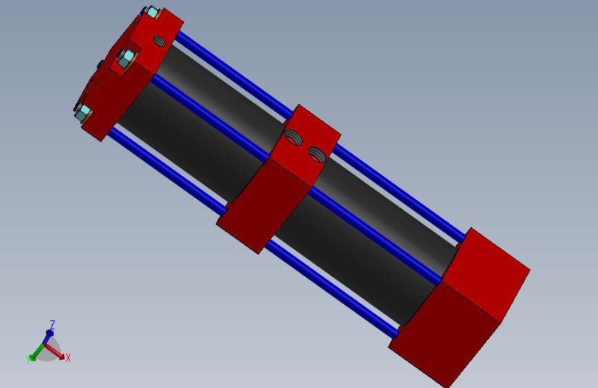 双行程气动缸 50x50-S50mm